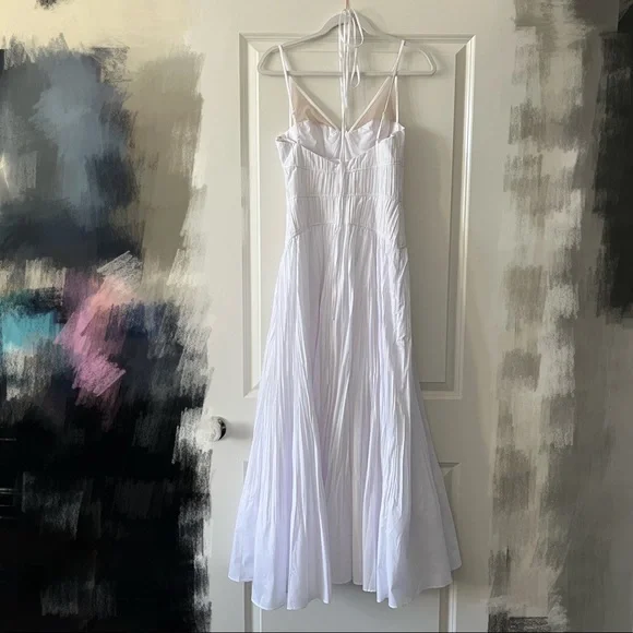 Indy Cotton Blend Plissé Maxi Dress - Picture 9 of 13